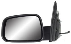 K-Source Replacement Side Mirror - Electric - Textured Black - Driver Side                          