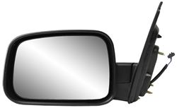 K-Source Replacement Side Mirror - Electric - Textured Black/Silver - Driver Side                   