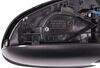 replacement standard mirror non-heated k-source side - electric black passenger