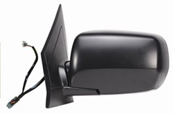 K-Source Replacement Side Mirror - Electric/Heat w Memory - Black - Driver                          