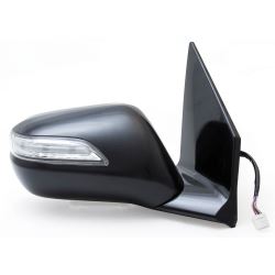 K-Source Replacement Side Mirror - Electric/Heat w Signal, Memory, Blue Lens - Black - Passenger    