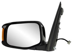 K-Source Replacement Side Mirror - Electric/Heat w Signal, Memory - Textured Black - Driver - KS63064H