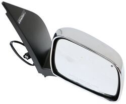 K-Source Replacement Side Mirror - Electric - Textured Black/Chrome - Passenger Side                