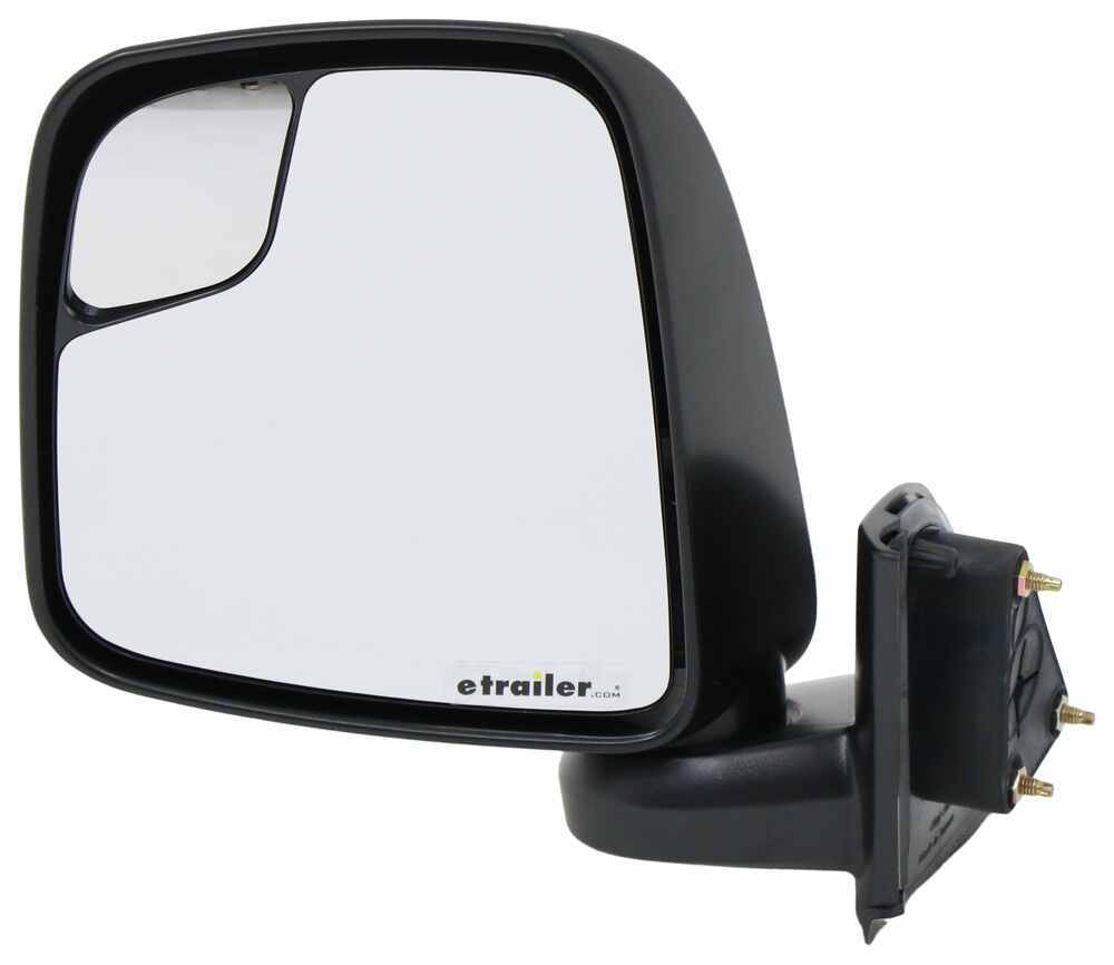 2015 Nissan Nv200 K Source Replacement Side Mirror Manual W Spotter Mirror Textured Black 