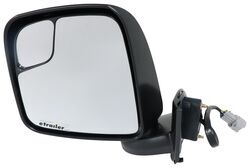 K-Source Replacement Side Mirror - Electric/Heat w Spotter Mirror - Black - Driver                  