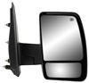 K-Source Replacement Side Mirror - Manual w/ Spotter Mirror - Textured Black - Passenger Side Fits Passenger Side KS68115N