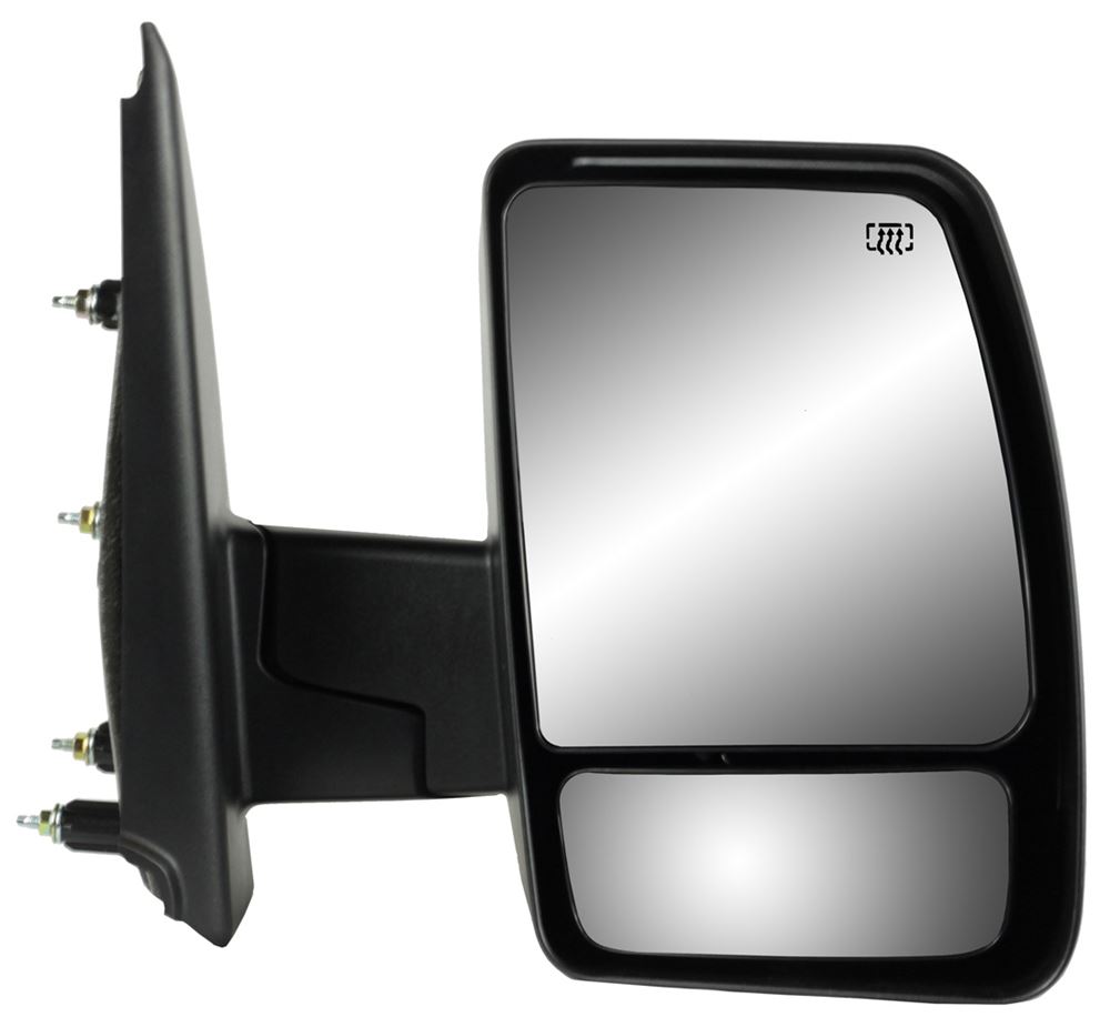 K Source Replacement Side Mirror Manual W Spotter Mirror Textured 