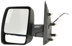 K-Source Replacement Side Mirror - Electric/Heat w Spotter Mirror - Textured Black - Driver - KS68120N
