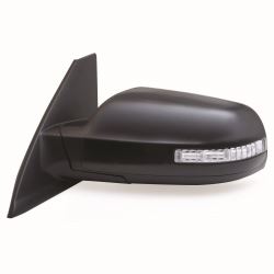 K-Source Replacement Side Mirror - Electric/Heat w Signal - Black - Driver                          