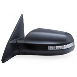 K-Source Replacement Side Mirror - Electric w/ Turn Signal - Textured Black - Driver Side           