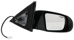 K-Source Replacement Side Mirror - Electric - Black - Passenger Side                                