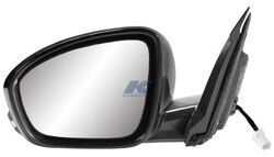 K-Source Replacement Side Mirror - Electric w/ Turn Signal - Black - Driver Side                    