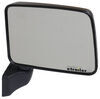 replacement standard mirror non-heated k-source side - manual black passenger