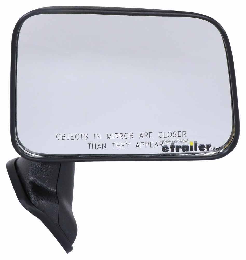 1987 Toyota Pickup K Source Replacement Side Mirror Manual Textured Black Passenger Side 
