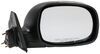 replacement standard mirror k-source side - manual black passenger