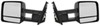 heated turn signal k-source custom extendable towing mirrors - electric/heat w textured black pair