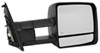 heated turn signal k-source custom extendable towing mirror - electric/heat w textured black passenger