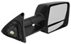 full replacement mirror heated k-source custom extendable towing - electric/heat w turn signal textured black passenger