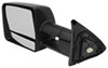 full replacement mirror heated k-source custom extendable towing - electric/heat w turn signal textured black driver