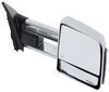 full replacement mirror turn signal k-source custom extendable towing - electric/heat w black/chrome passenger