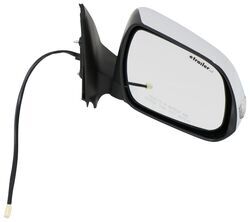 K-Source Replacement Side Mirror - Electric w/ Turn Signal - Textured Black/Chrome - Passenger Side - KS70151T