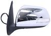 replacement standard mirror electric k-source side - w/ turn signal textured black/chrome driver