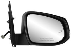 K-Source Replacement Side Mirror - Electric/Heat w Signal, BSDS - Black - Passenger Side            