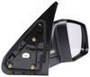 replacement standard mirror k-source side - electric/heated textured black passenger