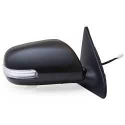 K-Source Replacement Side Mirror - Electric w/ Turn Signal - Black - Passenger Side                 