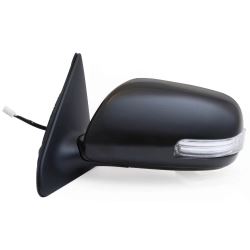 K-Source Replacement Side Mirror - Electric w/ Turn Signal - Black - Driver Side                    