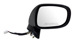K-Source Replacement Side Mirror - Electric/Heat w Lamp, Memory - Black - Passenger Side            