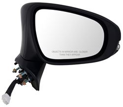 K-Source Replacement Side Mirror - Electric/Heat w Signal, Lamp, Memory - Textured Black - Passenger