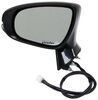 replacement standard mirror electric k-source side - electric/heat w signal lamp memory black driver