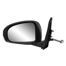 K-Source Replacement Side Mirror - Electric w/ Turn Signal - Textured Black - Driver Side           