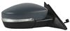K-Source Replacement Side Mirror - Electric/Heat w Signal, Memory - Textured Black - Passenger Side Fits Passenger Side KS72549V