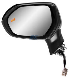 K-Source Replacement Side Mirror - Electric/Heat w BSDS - Textured Black - Driver Side