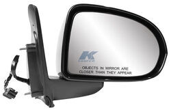 K-Source Replacement Side Mirror - Electric/Heated - Textured Black - Passenger Side