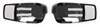 non-heated k-source snap & zap custom towing mirrors - on driver and passenger side