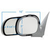 snap-on mirror k-source snap & zap custom towing mirrors - on driver and passenger side