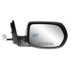 K-Source Replacement Side Mirror - Electric - Textured Black - Passenger Side