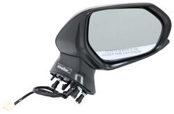 K-Source Replacement Side Mirror - Electric - Textured Black - Passenger Side