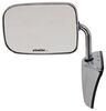 K-Source Replacement Side Mirror - Manual - Chrome - Driver or Passenger Side Single Mirror KSH3621GM