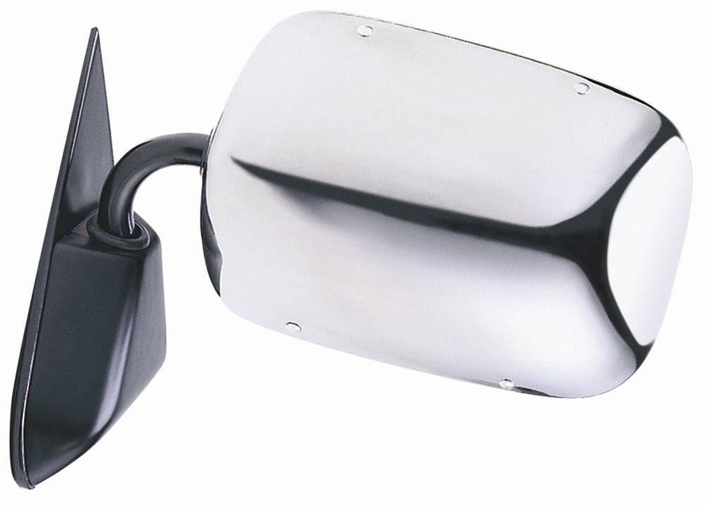 K Source Replacement Side Mirror Manual Stainless Steelblack 