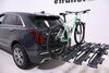 2023 cadillac xt5  folding rack tilt-away 4 bikes on a vehicle