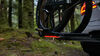 platform rack fold-up tilt-away kuat piston pro x bike for 2 bikes - 1-1/4 inch hitches wheel mount