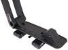 kayak clamp on kuat class 4 v2 roof rack w/ tie-downs - j-style folding universal mount black