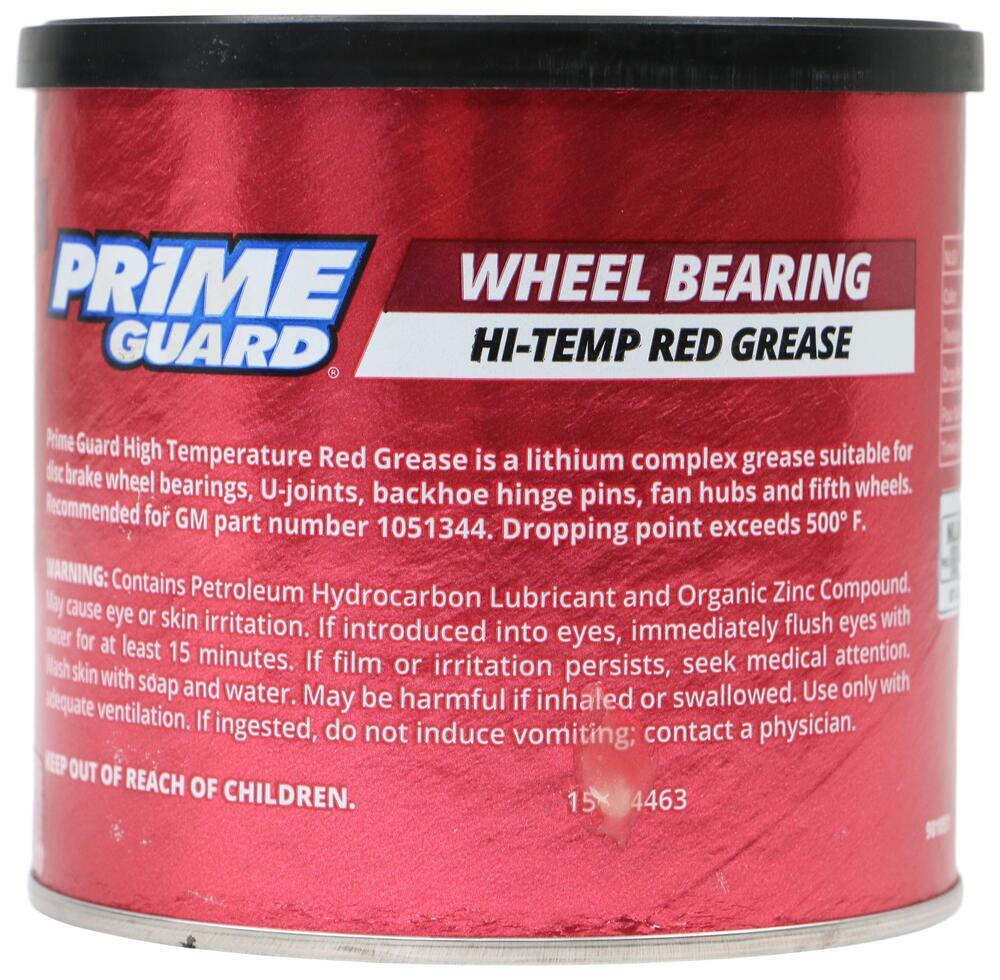 LubriMatic Prime Guard High Temperature Wheel Bearing Grease - Red - 16-oz  Can LubriMatic Lubricants Sealants Adhesives L11380