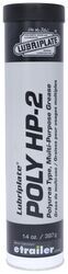 LubriPlate Poly HP-2 Wheel Bearing Grease for Disc and Drum Brake Applications - 14-oz Cartridge - L11465