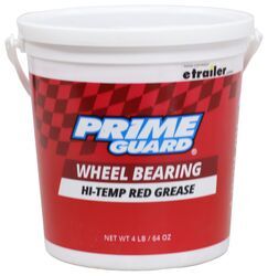 Prime Guard Red Hi-Temp Wheel Bearing Grease - 4 lb Can - L24FR