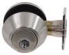 entry door lock core only valterra deadbolt for rvs - single cylinder stainless steel 1 inch throw